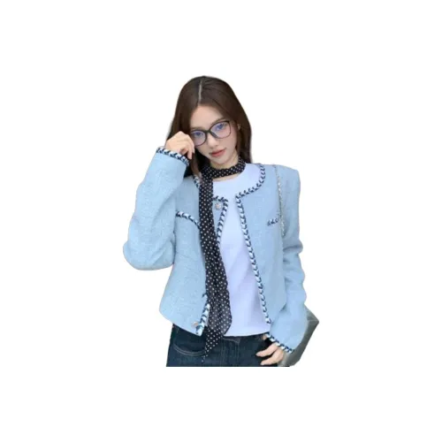 Gentle welcome Светло-синие Женские Куртки