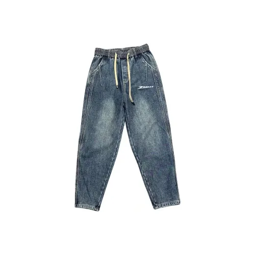 ZMHT Blue Unisex Jeans ZMHT Синий Унисекс Джинсы