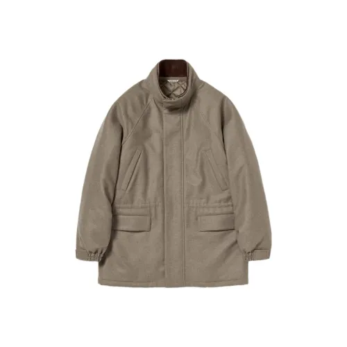 Auralee FW25 Шерсть FULLING Фланель Утепленный ОВЕР-БЛОУЗ КУРТКА Мужская