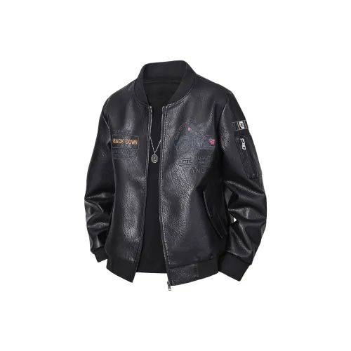 ONENINE34PM Кожаная куртка мужская