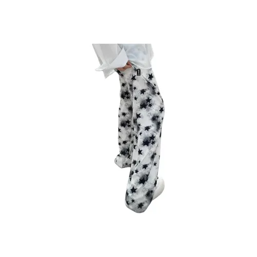 XUBAIHUO Белый Унисекс Повседневные Штаны