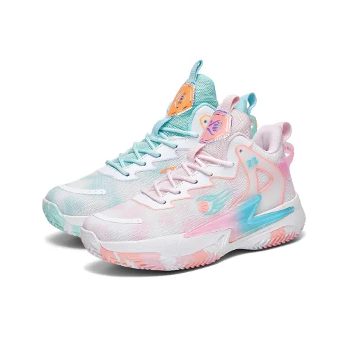 WAVECREST Амортизация устойчивость к истиранию дышащие противоскользящие высокие баскетбольные кроссовки унисекс