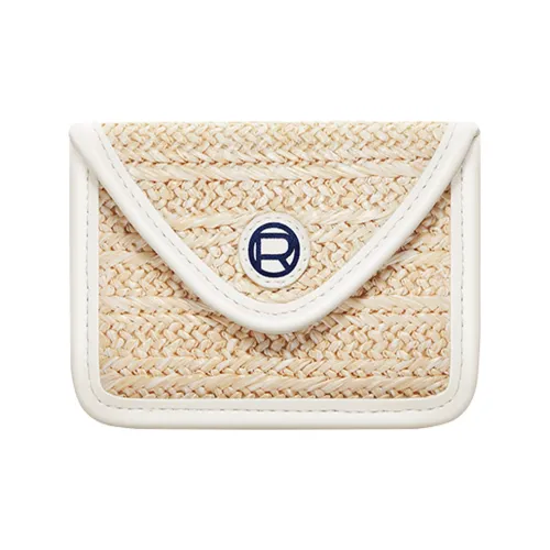 OULAIYA Рафия Ткани вязаные Картхолдер Защитный чехол Портативный И Практичный