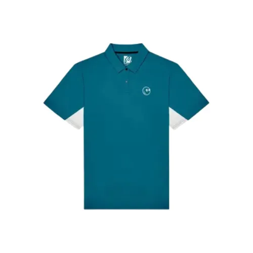 Malbon Golf Синий Мужской Поло