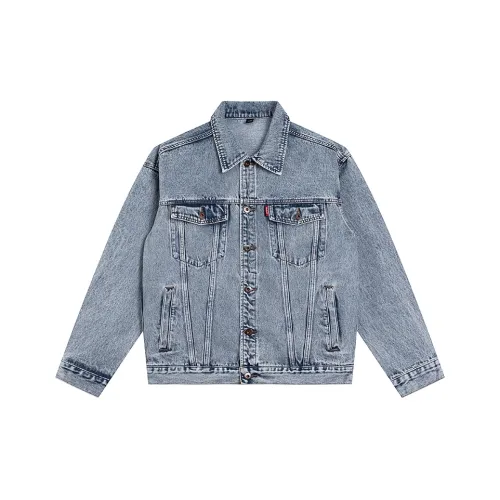 NOTFORMAD Отбеленный Синий Унисекс Джинсовые куртки