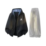 Чёрный топ + Фотиния серый K