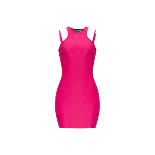 VERSACE JEANS Без рукавов Платье Женское Розовое