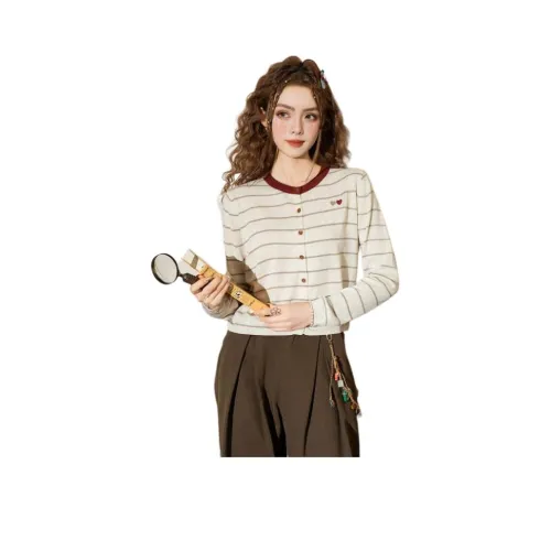 FAWENXIANGZI Овсяные Женские Свитера