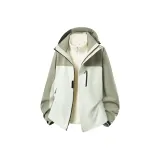 Айвори Белый/Горох Зеленый (3-в-1, с подкладкой)