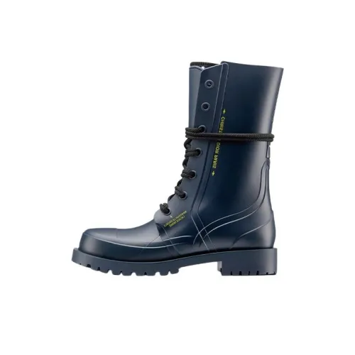 DIOR DiorCamp Женские ботильоны Ankle Boot синий цвет