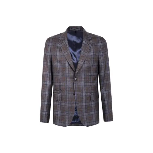 Paul Smith Коричневый Мужской Деловой костюм