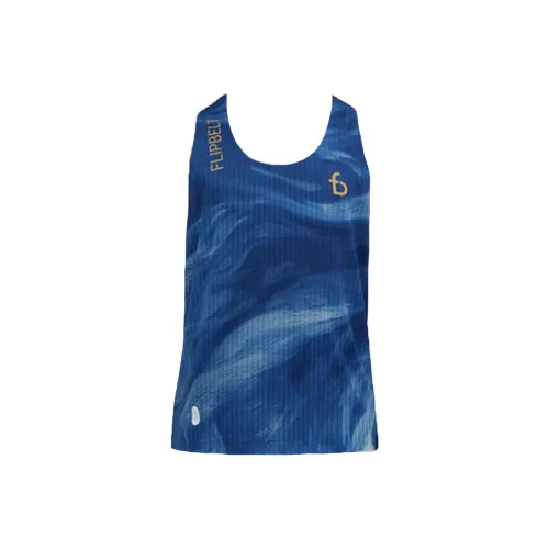 FLIPBELT Элемент Синий Мужские беговые T-рубашки