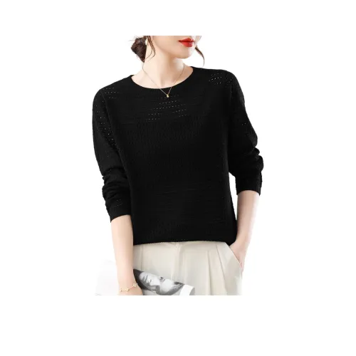 MJ Осенний Длинный Длинный Рукав Трикотаж Женский