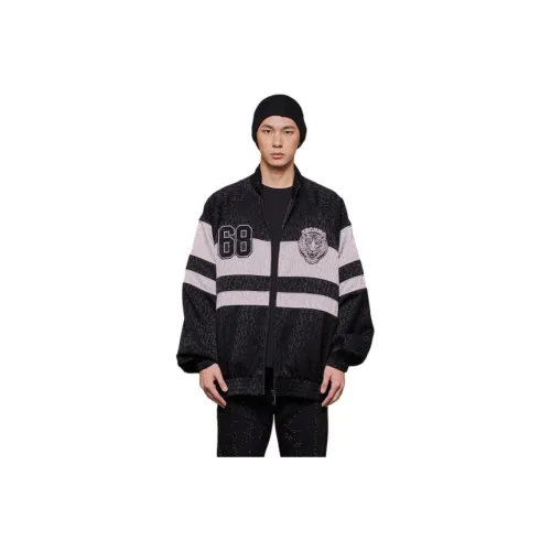 TCH Черный с серебристым логотипом унисекс куртки