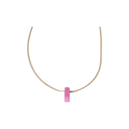 MIU MIU Пропилен Ацетат Ожерелья Унисекс Розовый