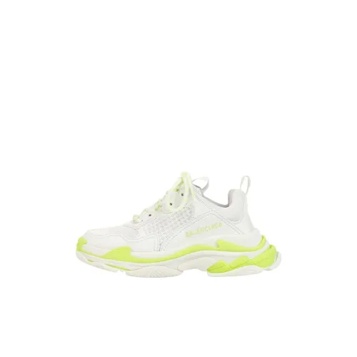 Balenciaga Triple S Low Топ Kids Lifestyle Shoes Yellow Kids