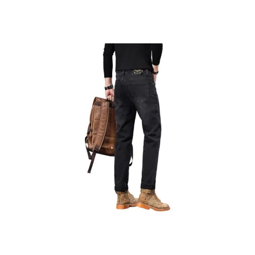 ZENGZHI Джинсы Облегающий крой Прямой крой Унисекс