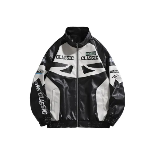 ONENINE34PM Кожаная куртка мужская