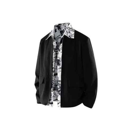 LINGSHI Черный Унисекс Куртки