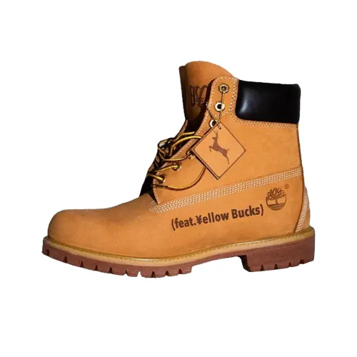 Yellow Bucks x Timberland 6 Inch Ботильоны Унисекс Коричнево-желтые