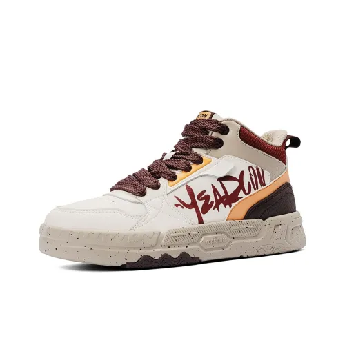 YEARCON Амортизация Покрытие Поддержка MID Top Fashion Мужской