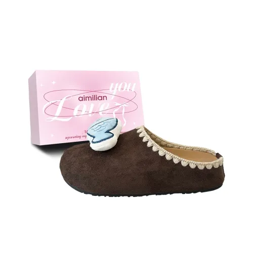 Aimilian Резиновая подошва Нет Особенный Эффект Домашние тапочки Женские