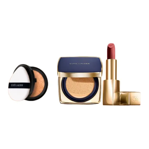 YASHILANDAI DW Воздушная подушка Small Gold Tube Lipstick Makeup Комплекты Естественный Блестящий 12г+12г+3,5г