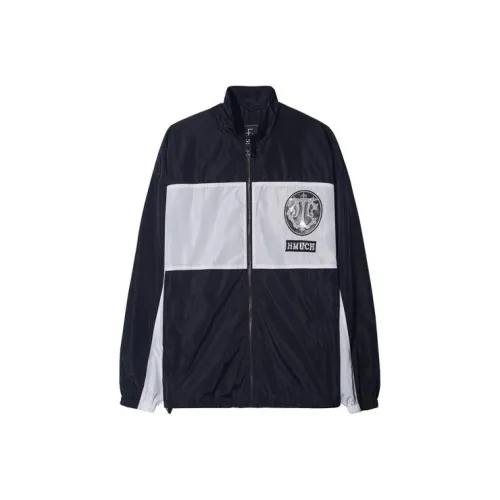 TCH Черный с белым логотипом унисекс куртки