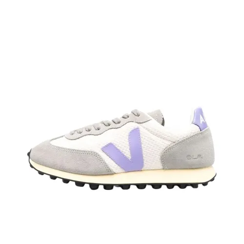 VEJA Низкий Топ Повседневная Обувь Женская Белая Фиолетовая