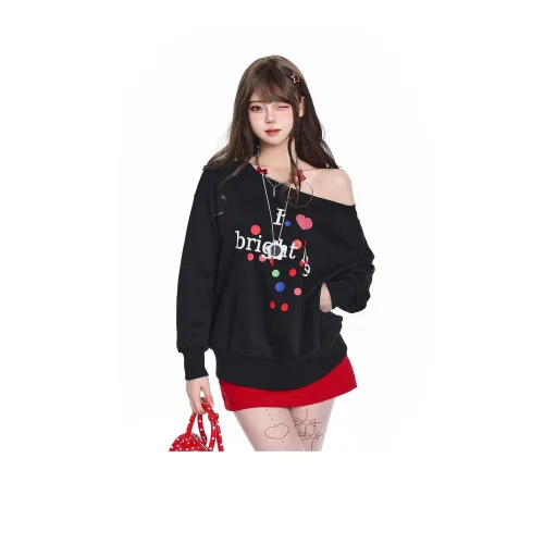 YINLEI Асимметричный худи с плечом женский