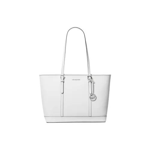 MICHAEL KORS Jet Set Travel Кожа Сумка на плечо Большая Женская Белая