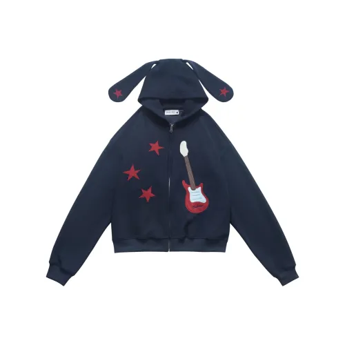 XIAOLIZI Темно-синий синий унисекс свитшоты