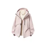 Бежевый Фиолетовый (3-в-1, с подкладкой)