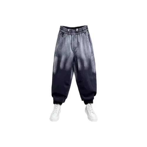 Hungo Черный Серый Цвет Унисекс Джинсы