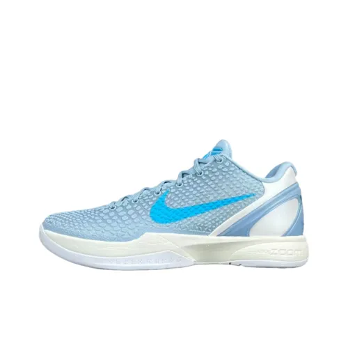 Caitlin Clark x Nike Zoom Kobe 6 Противоскользящие устойчивые к истиранию низкий топ баскетбольные кроссовки мужские синие