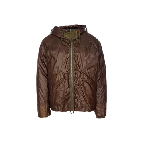 C.P.Company Плющево-зеленый Мужской Пуховик
