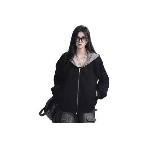 GENT LORE Черный Гусиная лапка Унисекс Свитшоты