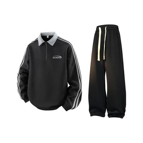 KONGBAITING Повседневный Спортивный Комплект Унисекс из Двух Предметов