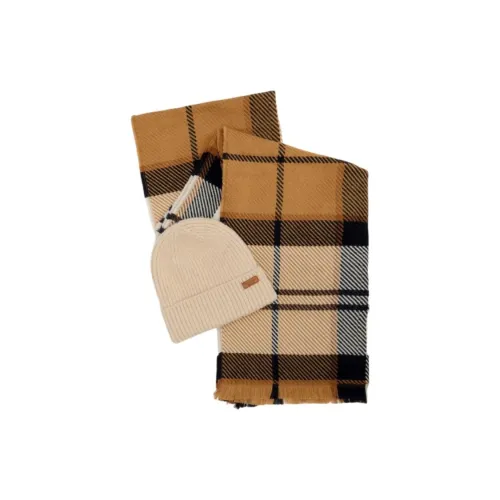 BARBOUR Вязаные шарфы из акрилового волокна женские светлый умбра