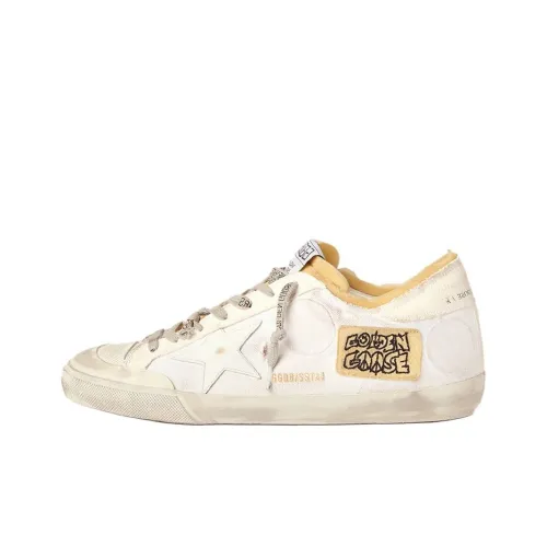 Golden Goose Супер Star Dream Maker Скейтборд Кроссовки Мужские Белые Потертый Позиционирование Стиль