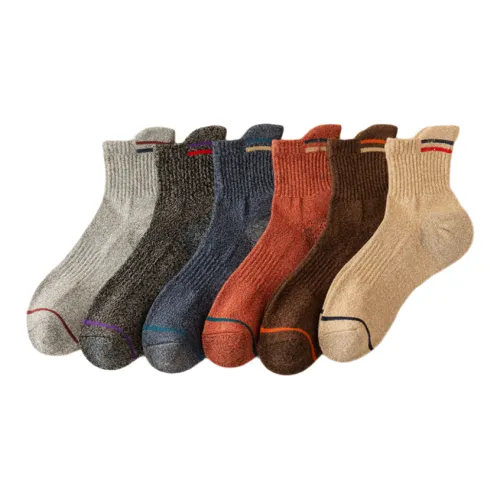 TLXT 1 Pack OF Каждая OF 6 COLORS Мужские носки до икры MID