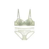 Комплект одежды оливкового зеленого цвета (бюстгальтер + трусы)