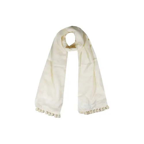 MaxMara Wool Knit Шарфы Унисекс Экрю