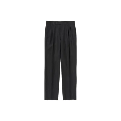 Auralee FW25 BLUEFACED Шерсть Два Tuck SLACKS Повседневные брюки Мужской