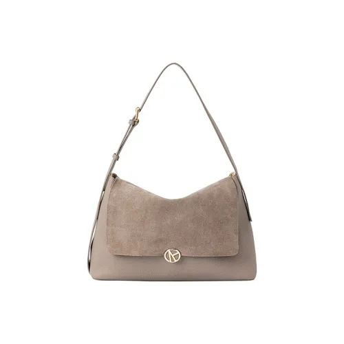 VANESSA HOGAN Vh Classic Series Коровья кожа Подмышечный Сумка на плечо Большой Женские Слон GREY Волшебник страны Оз