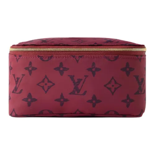 LOUIS VUITTON Packing Cube Полный принт Путешествие Мешок для хранения Женские Фуксия