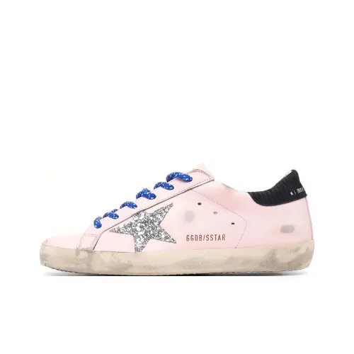 Golden Goose Супер Звезда Низкий Топ Стильный Скейтбординг Женские Светло-Розовый