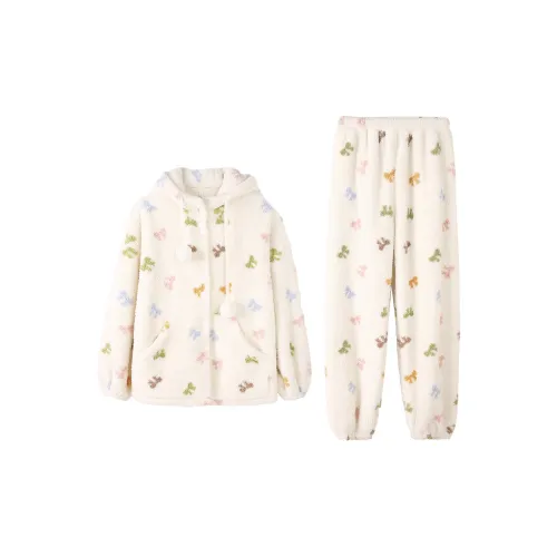 Aannsfam Гардения Бежевый Женские Пижамные Комплекты