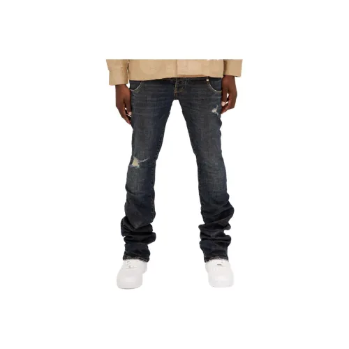 PURPLE BRAND Темные джинсы из индиго для мужчин