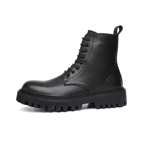 GIHO Колено Высокий Мартин Ботинок 4CM Мужской